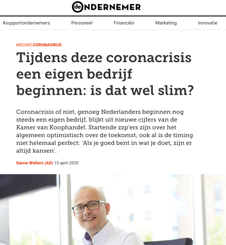 Artikel De Ondernemer - P1